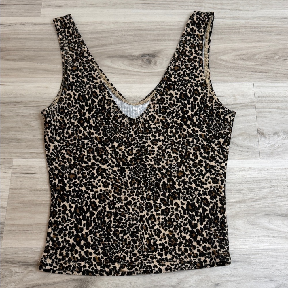 NWOT Urban Outfitters BDG Leopard Print Sleeveless Tank Top size small - Picture 7 of 15